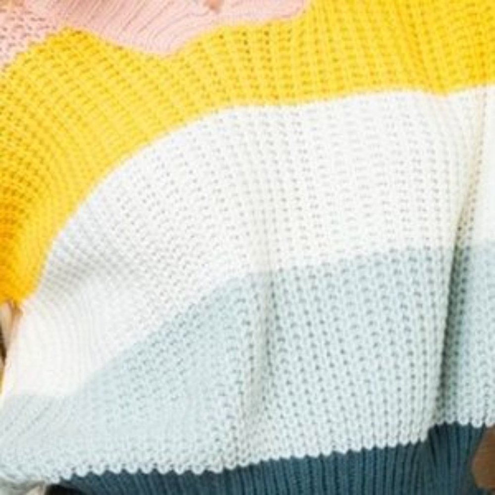 MultiColor Knit sweaters - Picture 3 of 3